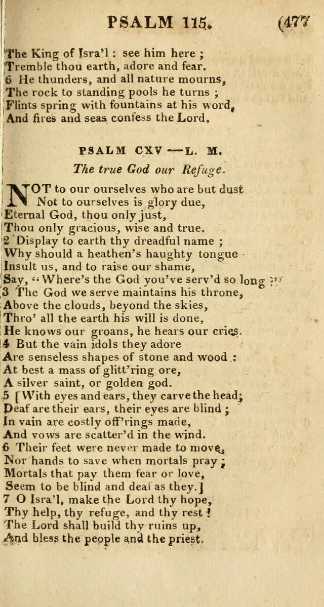 Church Hymn Book: consisting of newly composed hymns with the addition of hymns and psalms, from other authors, carefully adapted for the use of public worship, and many other occasions (1st ed.) page 496