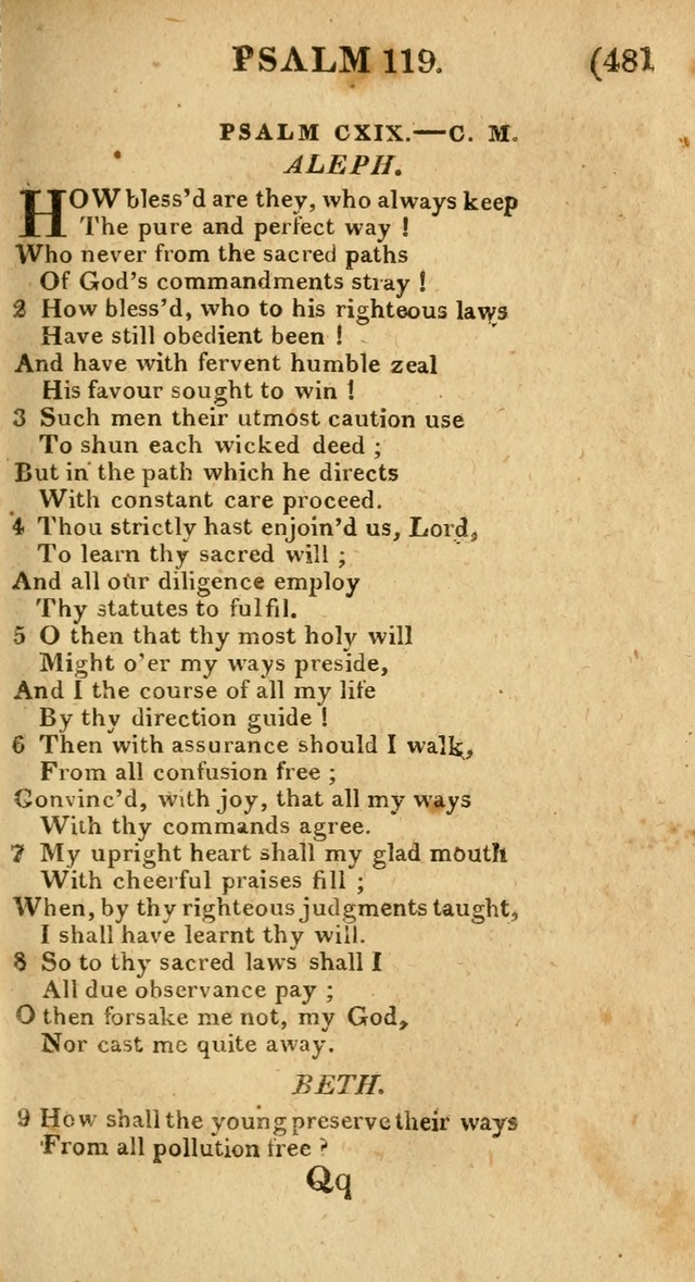 Church Hymn Book: consisting of newly composed hymns with the addition of hymns and psalms, from other authors, carefully adapted for the use of public worship, and many other occasions (1st ed.) page 500