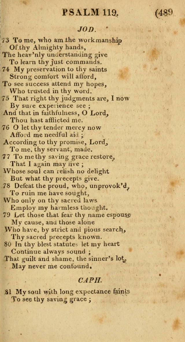 Church Hymn Book: consisting of newly composed hymns with the addition of hymns and psalms, from other authors, carefully adapted for the use of public worship, and many other occasions (1st ed.) page 508
