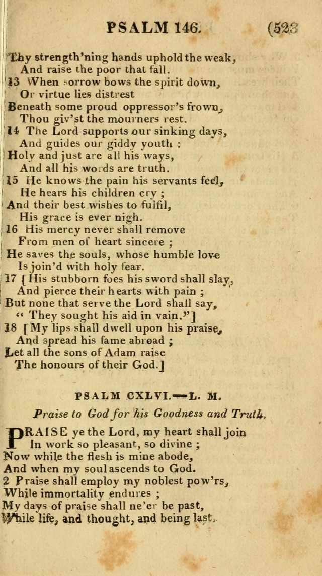 Church Hymn Book: consisting of newly composed hymns with the addition of hymns and psalms, from other authors, carefully adapted for the use of public worship, and many other occasions (1st ed.) page 542