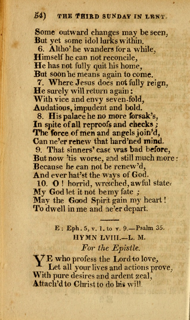 Church Hymn Book: consisting of newly composed hymns with the addition of hymns and psalms, from other authors, carefully adapted for the use of public worship, and many other occasions (1st ed.) page 73