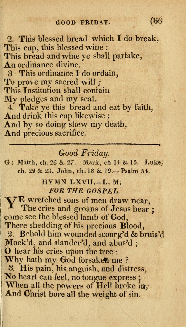 Church Hymn Book: consisting of newly composed hymns with the addition of hymns and psalms, from other authors, carefully adapted for the use of public worship, and many other occasions (1st ed.) page 82