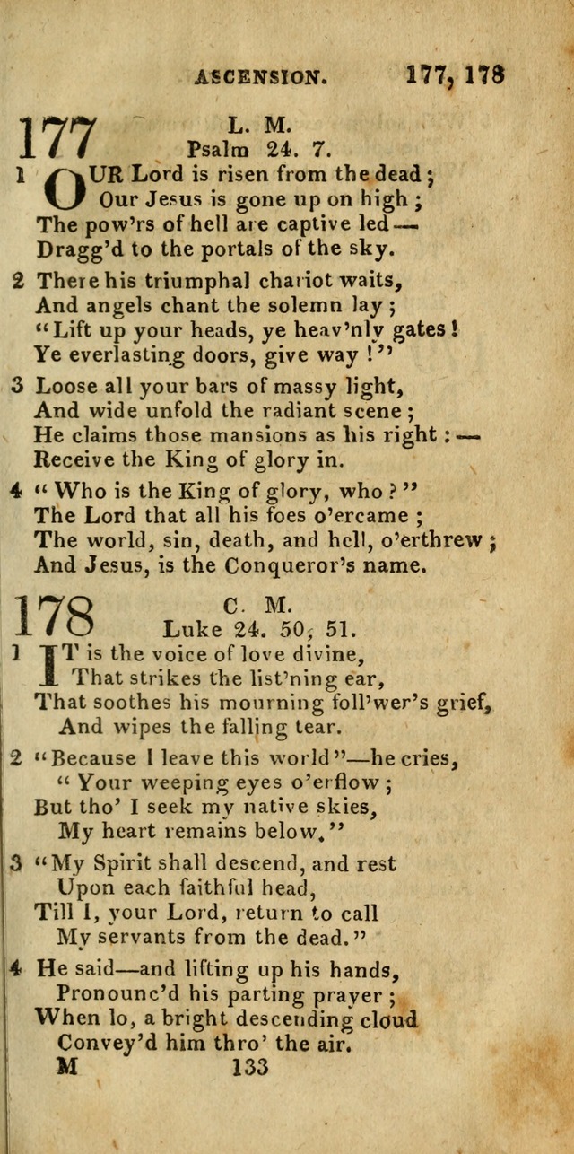Church Hymn Book; consisting of hymns and psalms, original and selected. adapted to public worship and many other occasions. 2nd ed. page 131