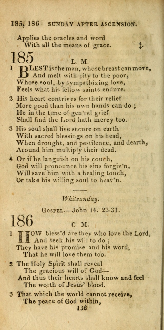 Church Hymn Book; consisting of hymns and psalms, original and selected. adapted to public worship and many other occasions. 2nd ed. page 136