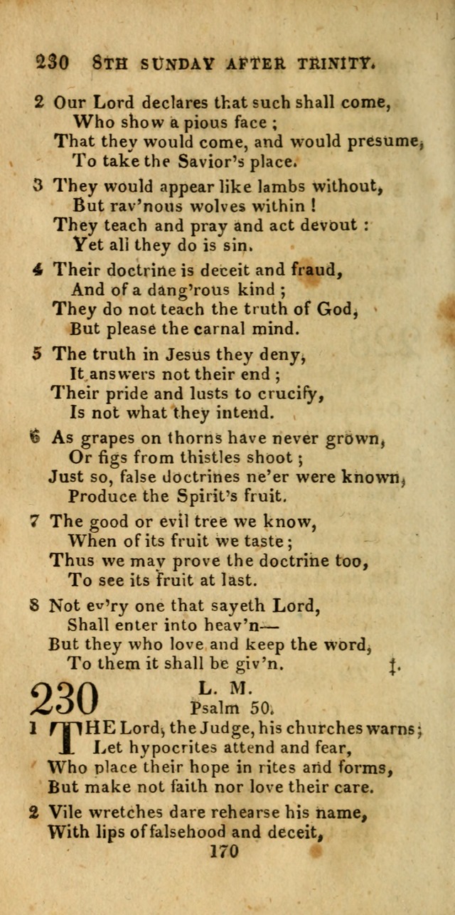 Church Hymn Book; consisting of hymns and psalms, original and selected. adapted to public worship and many other occasions. 2nd ed. page 168