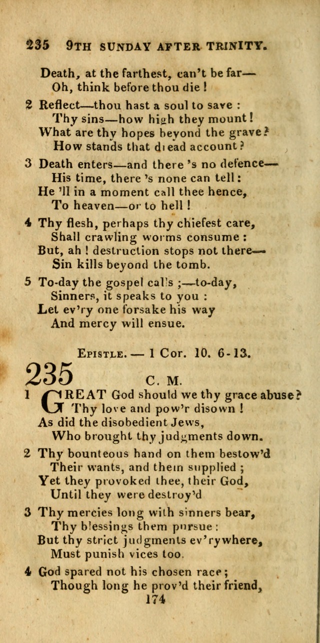 Church Hymn Book; consisting of hymns and psalms, original and selected. adapted to public worship and many other occasions. 2nd ed. page 172