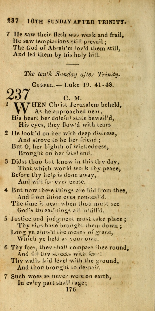 Church Hymn Book; consisting of hymns and psalms, original and selected. adapted to public worship and many other occasions. 2nd ed. page 174