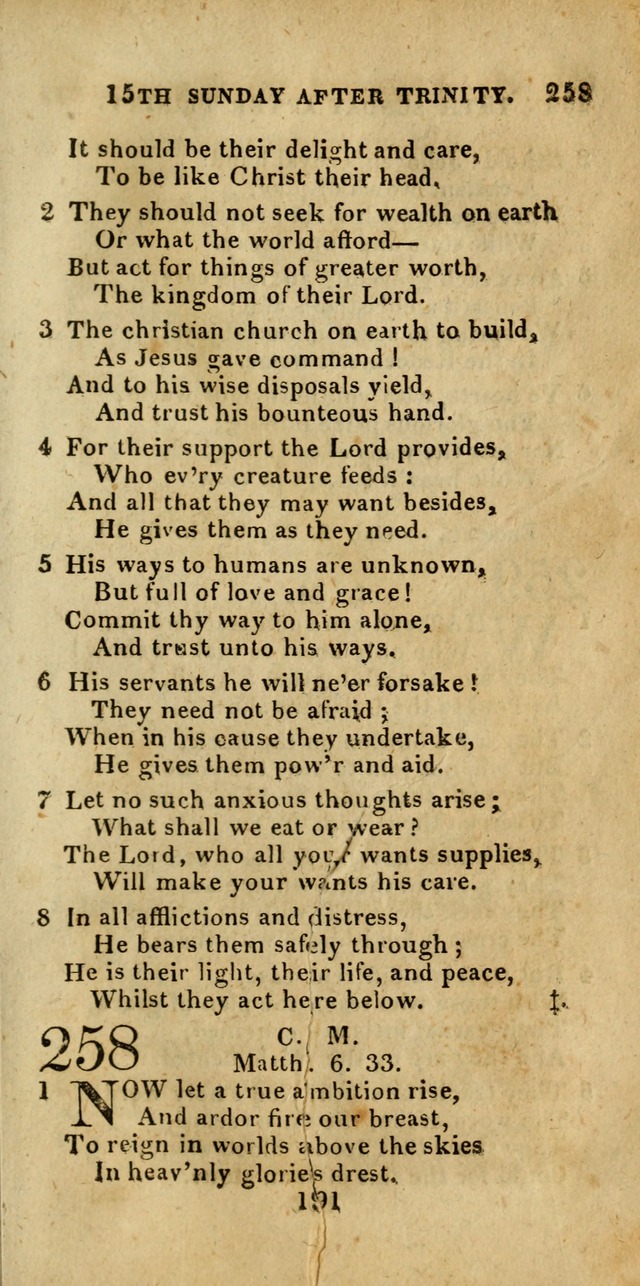 Church Hymn Book; consisting of hymns and psalms, original and selected. adapted to public worship and many other occasions. 2nd ed. page 189