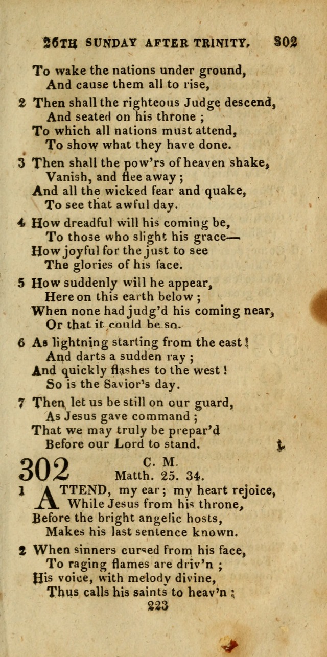 Church Hymn Book; consisting of hymns and psalms, original and selected. adapted to public worship and many other occasions. 2nd ed. page 221