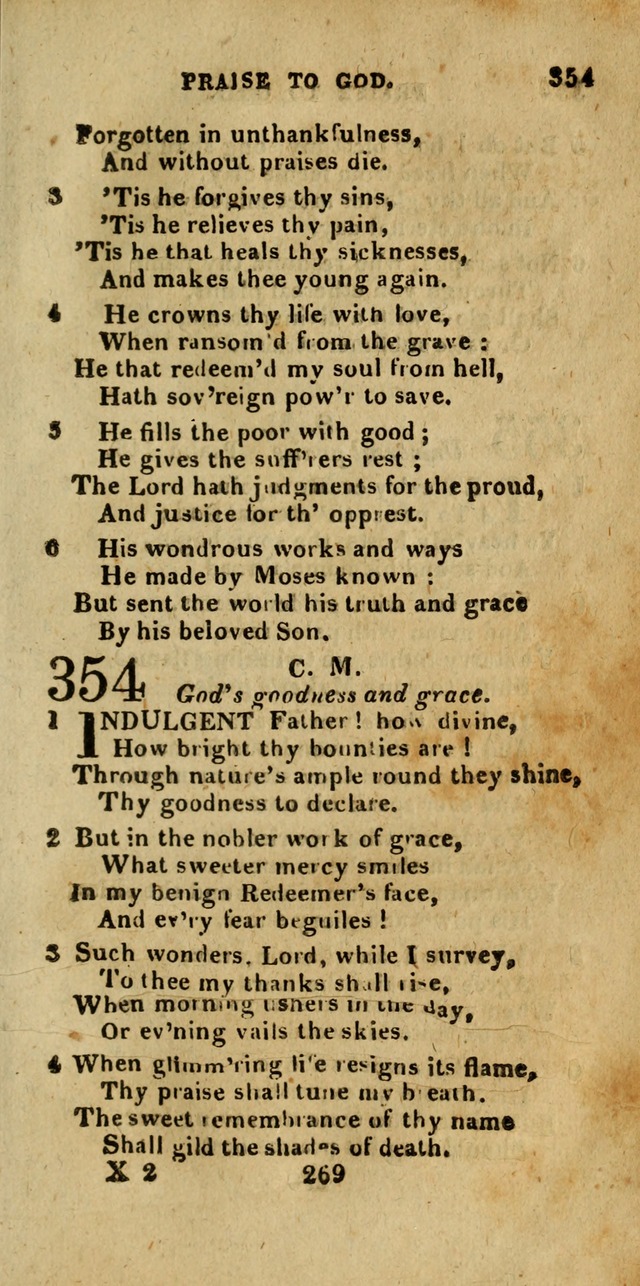 Church Hymn Book; consisting of hymns and psalms, original and selected. adapted to public worship and many other occasions. 2nd ed. page 267
