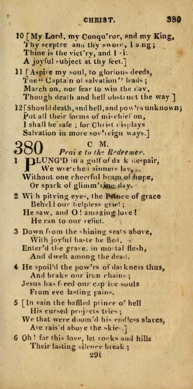 Church Hymn Book; consisting of hymns and psalms, original and selected. adapted to public worship and many other occasions. 2nd ed. page 289