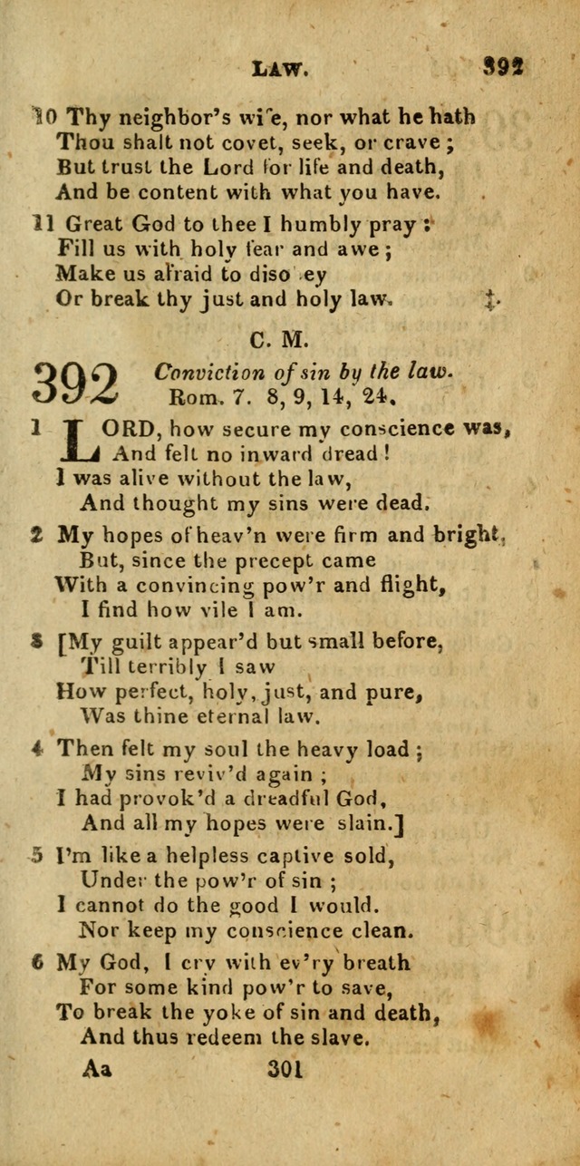 Church Hymn Book; consisting of hymns and psalms, original and selected. adapted to public worship and many other occasions. 2nd ed. page 299