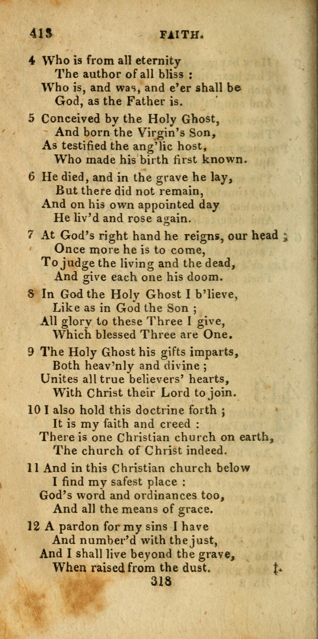 Church Hymn Book; consisting of hymns and psalms, original and selected. adapted to public worship and many other occasions. 2nd ed. page 316