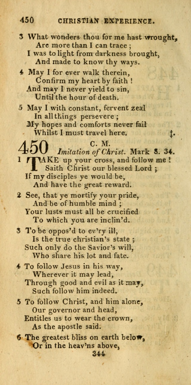 Church Hymn Book; consisting of hymns and psalms, original and selected. adapted to public worship and many other occasions. 2nd ed. page 342