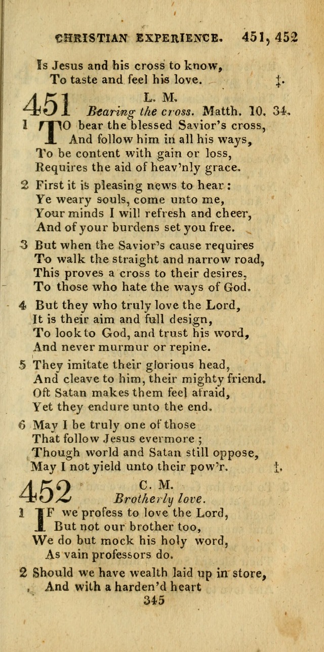 Church Hymn Book; consisting of hymns and psalms, original and selected. adapted to public worship and many other occasions. 2nd ed. page 343
