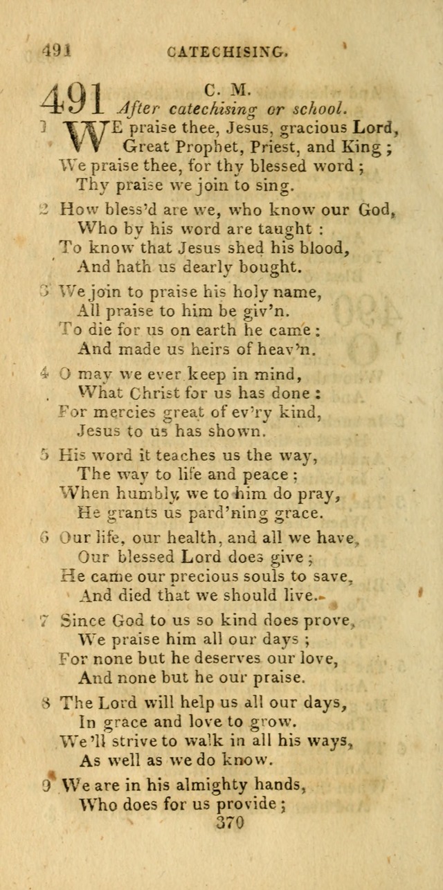 Church Hymn Book; consisting of hymns and psalms, original and selected. adapted to public worship and many other occasions. 2nd ed. page 368