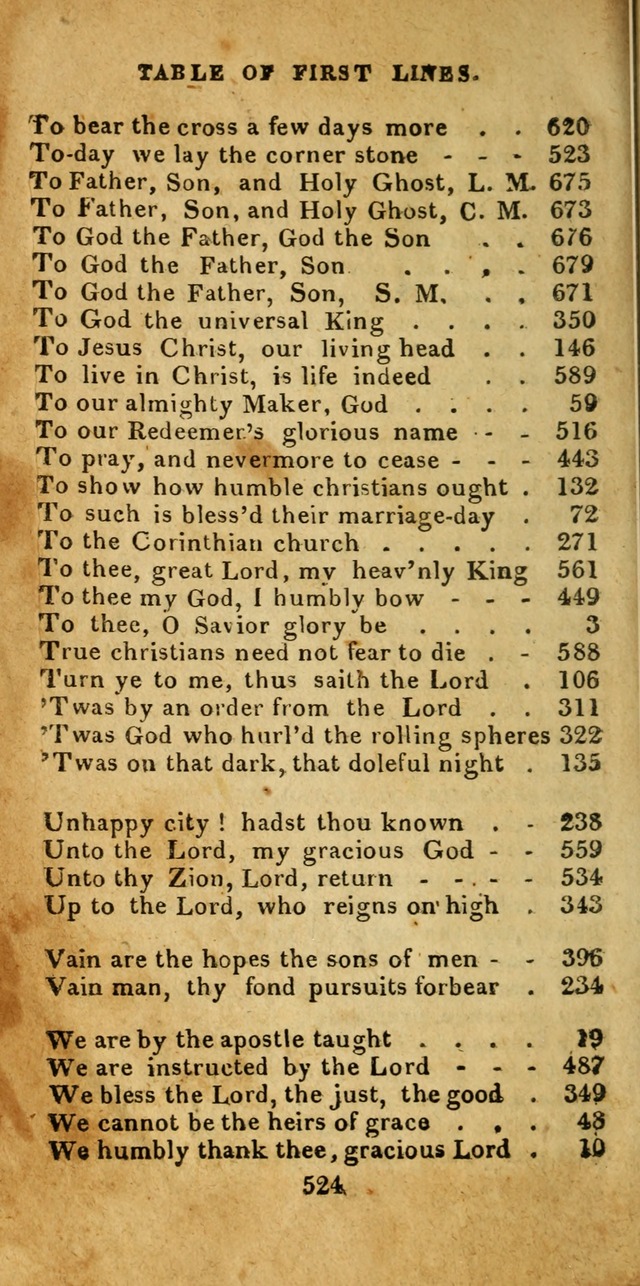 Church Hymn Book; consisting of hymns and psalms, original and selected. adapted to public worship and many other occasions. 2nd ed. page 518