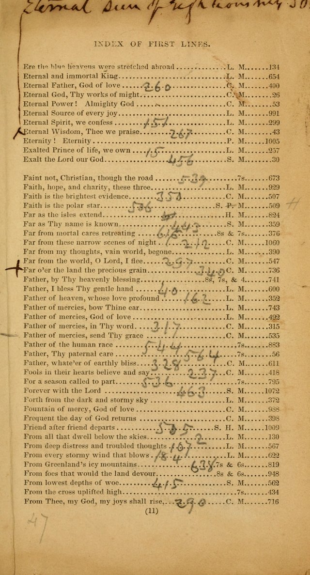 The Congregational Hymn Book: for the service of the sanctuary page 11