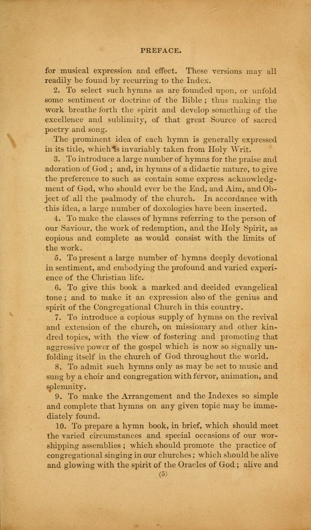 The Congregational Hymn Book: for the service of the sanctuary page 5