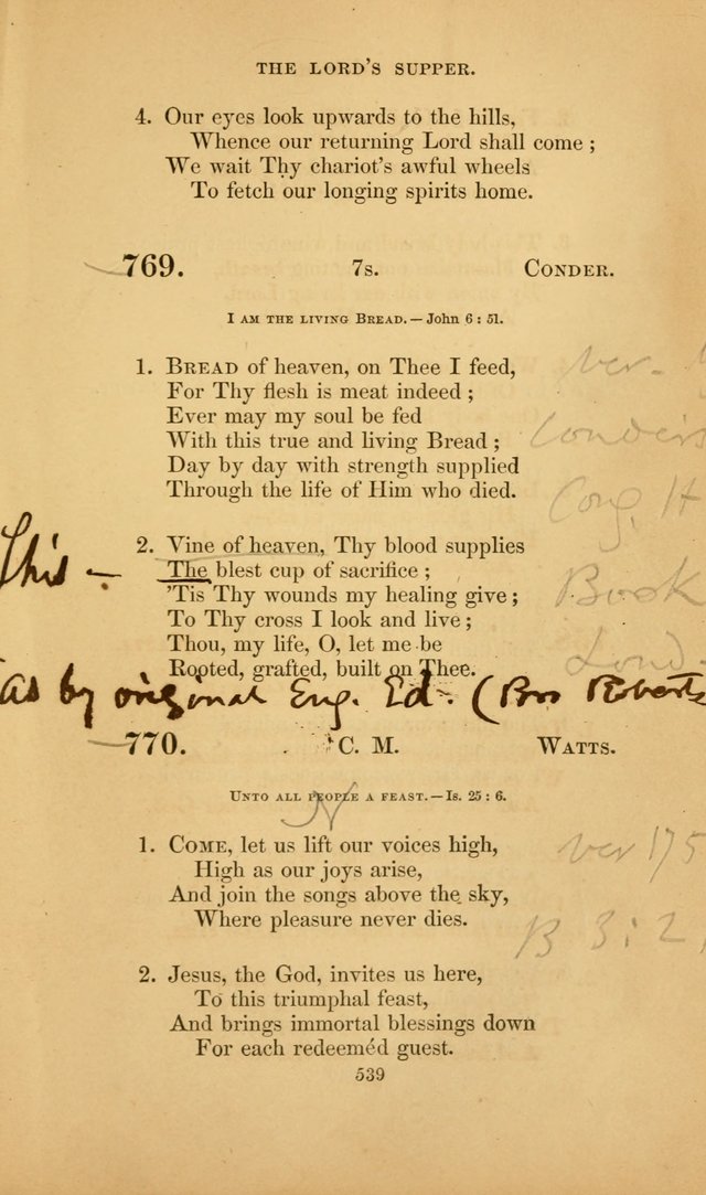 The Congregational Hymn Book: for the service of the sanctuary page 601