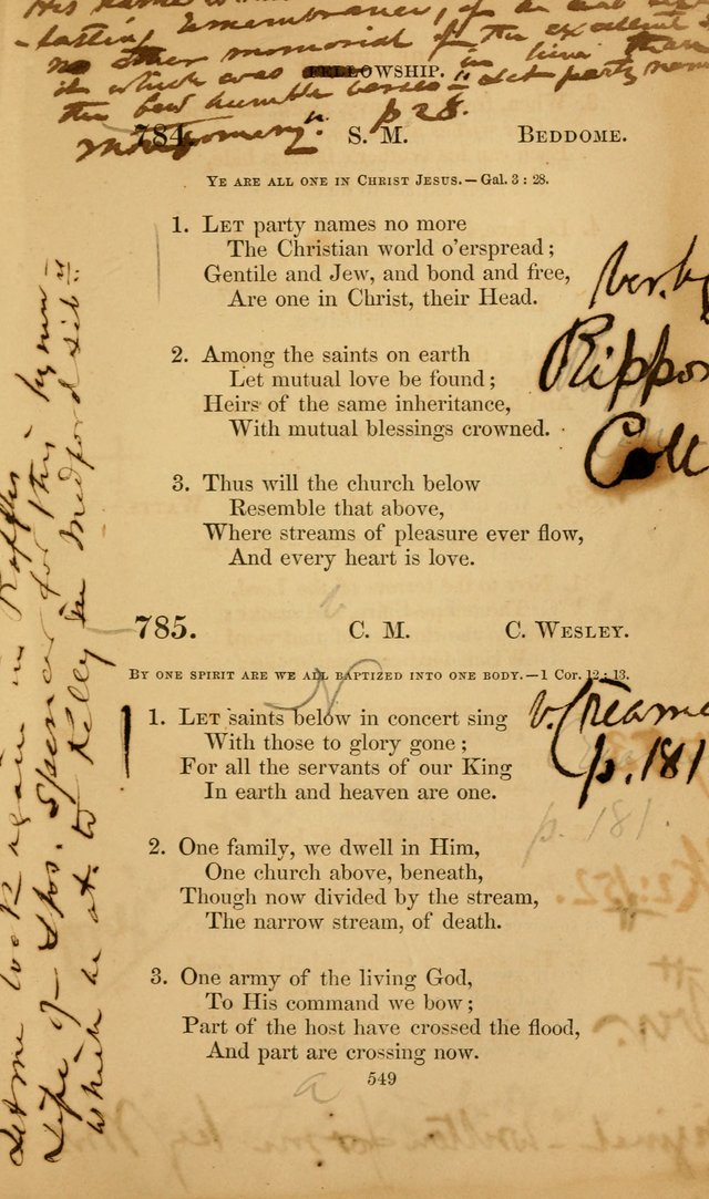 The Congregational Hymn Book: for the service of the sanctuary page 611