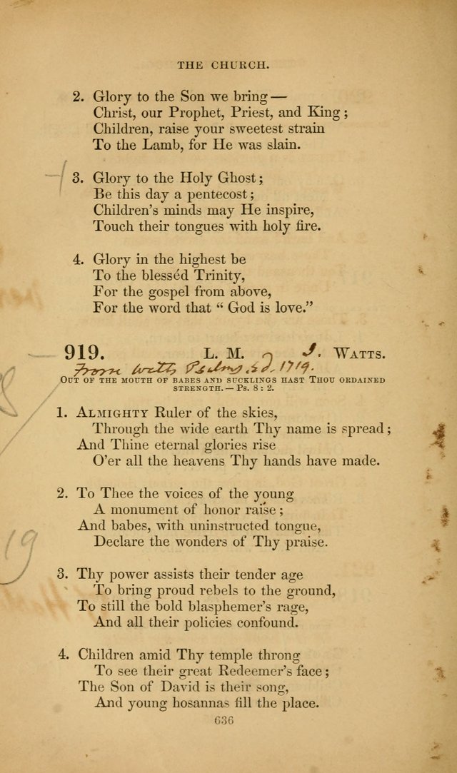 The Congregational Hymn Book: for the service of the sanctuary page 698