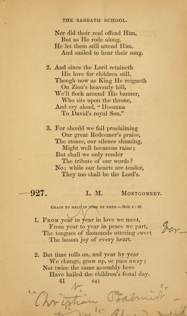 The Congregational Hymn Book: for the service of the sanctuary page 703