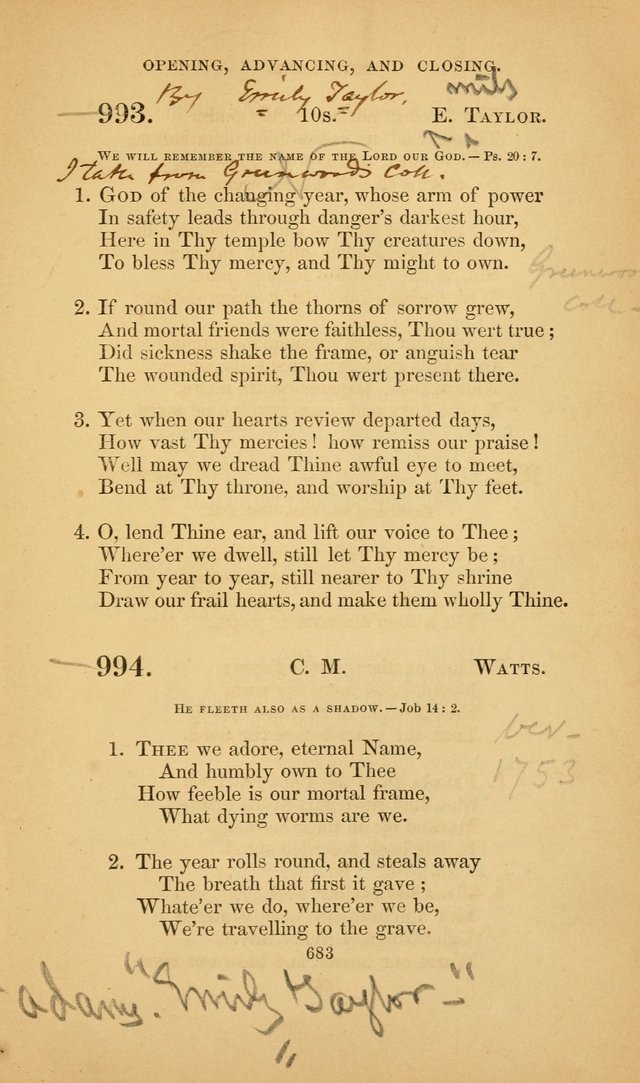 The Congregational Hymn Book: for the service of the sanctuary page 745