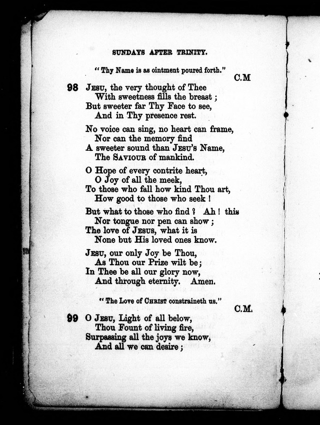 A Church Hymn Book: for the use of congregations of the United Church of England and Ireland page 100