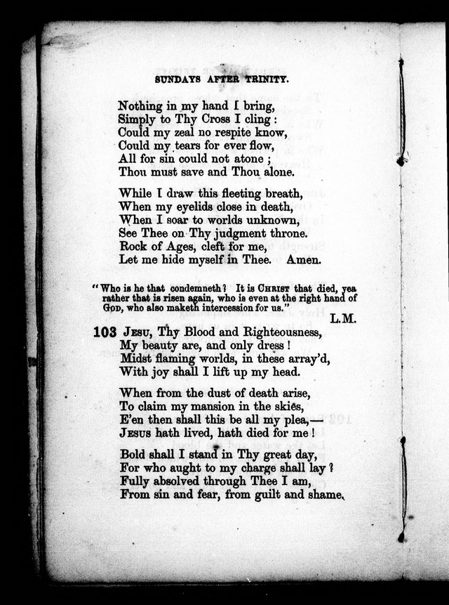 A Church Hymn Book: for the use of congregations of the United Church of England and Ireland page 104