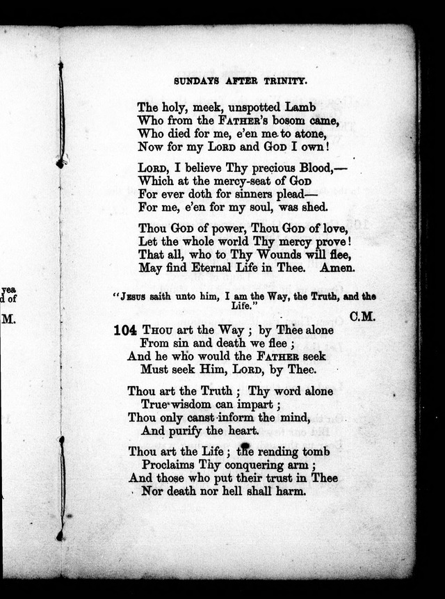 A Church Hymn Book: for the use of congregations of the United Church of England and Ireland page 105