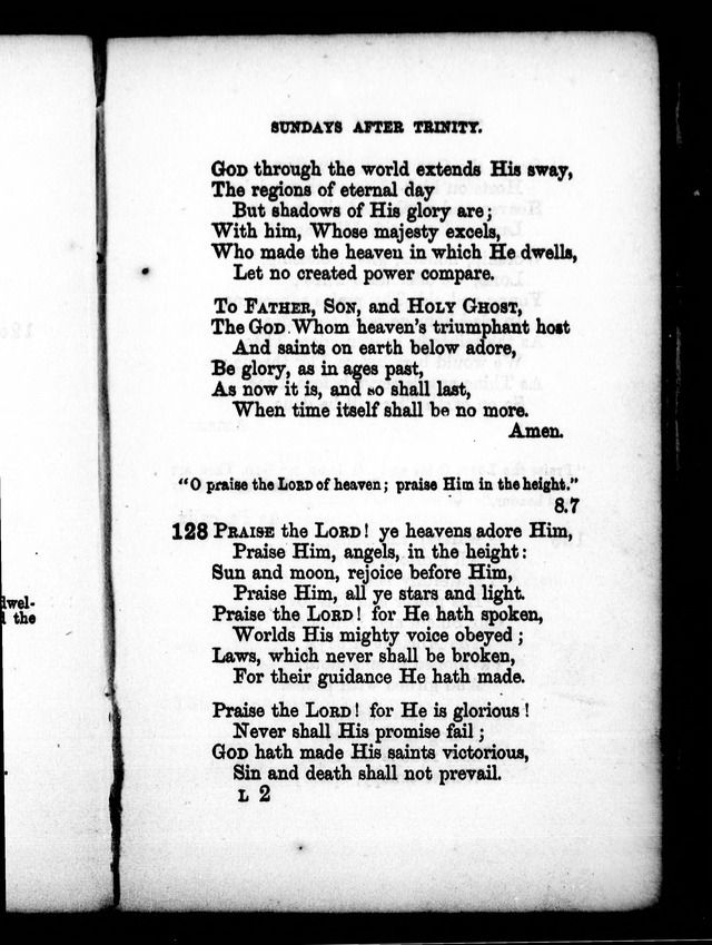 A Church Hymn Book: for the use of congregations of the United Church of England and Ireland page 125
