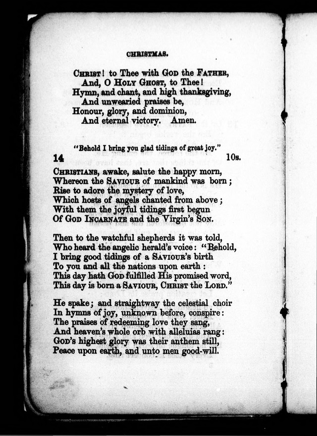 A Church Hymn Book: for the use of congregations of the United Church of England and Ireland page 13