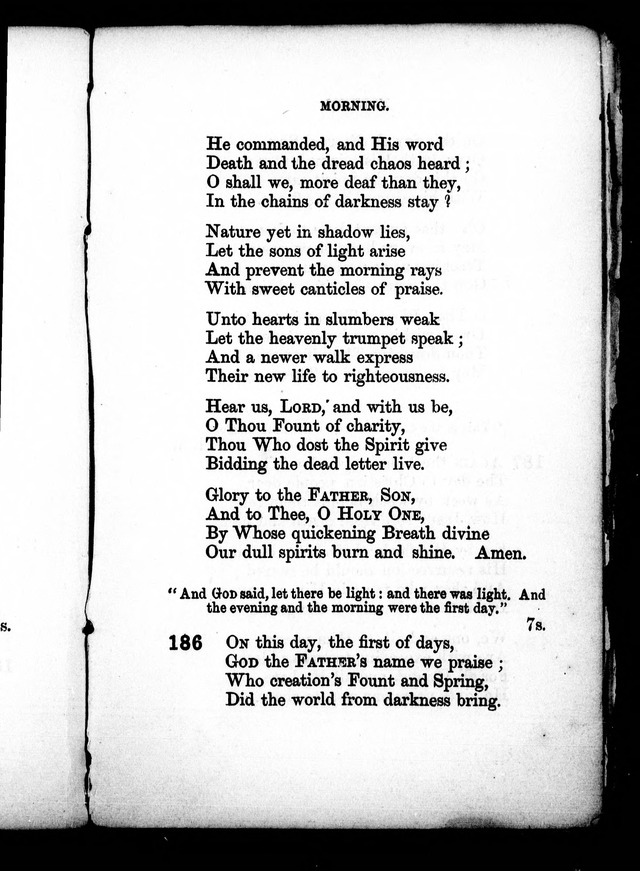 A Church Hymn Book: for the use of congregations of the United Church of England and Ireland page 184