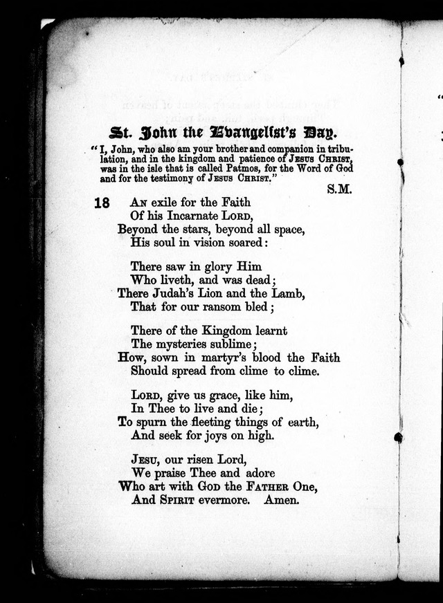 A Church Hymn Book: for the use of congregations of the United Church of England and Ireland page 19