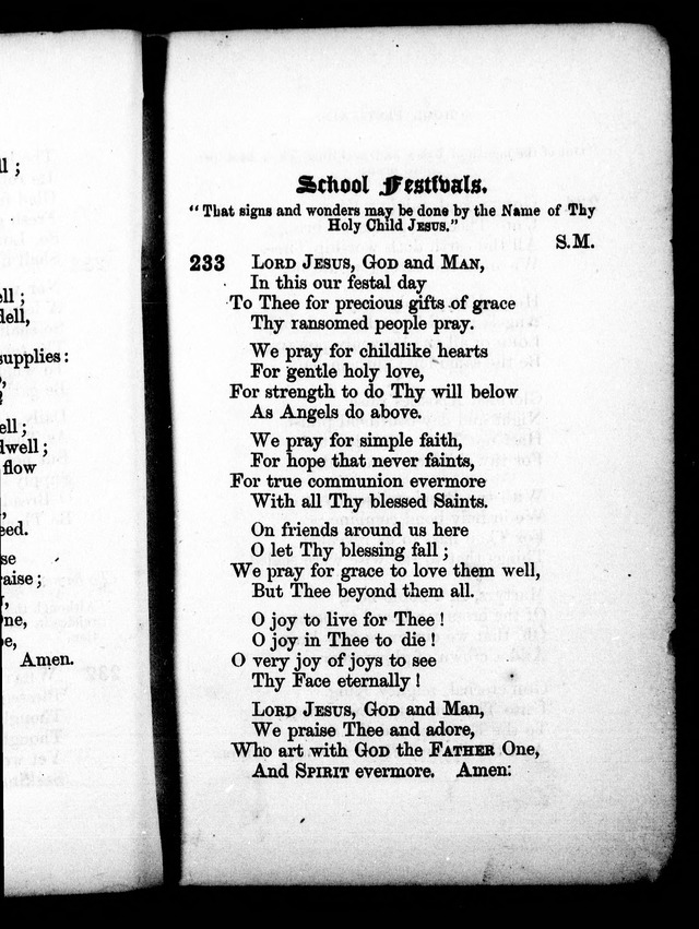 A Church Hymn Book: for the use of congregations of the United Church of England and Ireland page 232