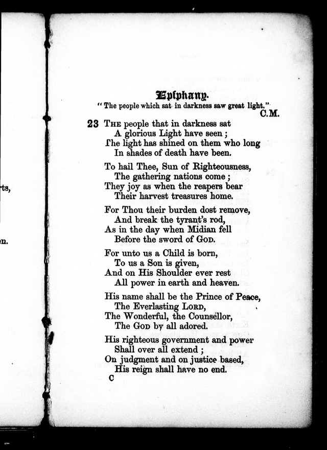 A Church Hymn Book: for the use of congregations of the United Church of England and Ireland page 24