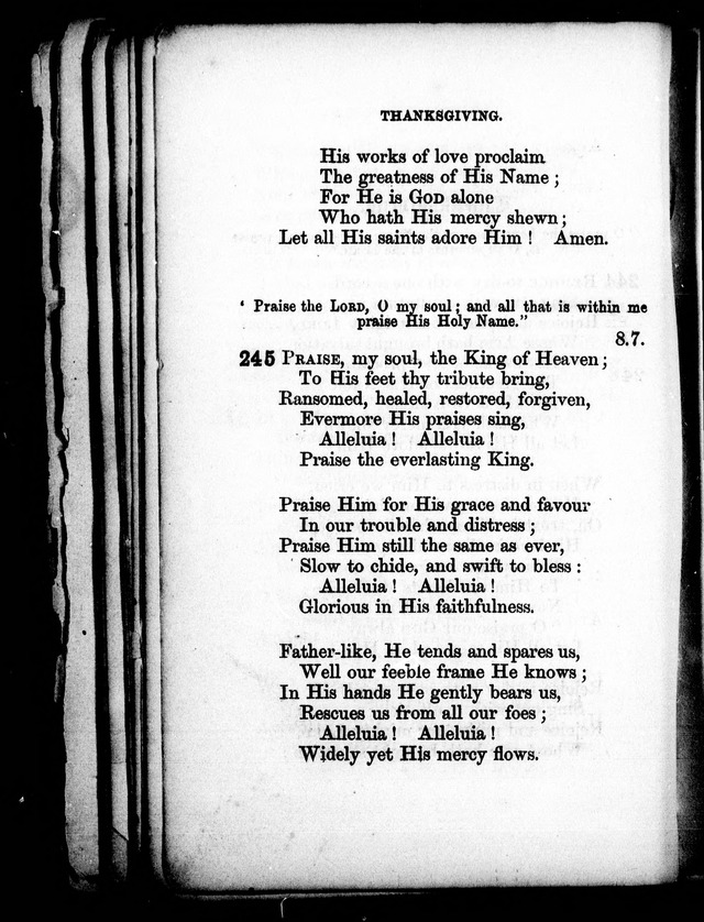 A Church Hymn Book: for the use of congregations of the United Church of England and Ireland page 243