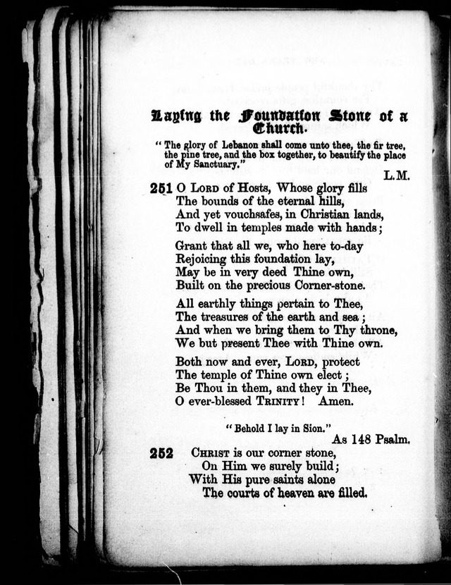 A Church Hymn Book: for the use of congregations of the United Church of England and Ireland page 249