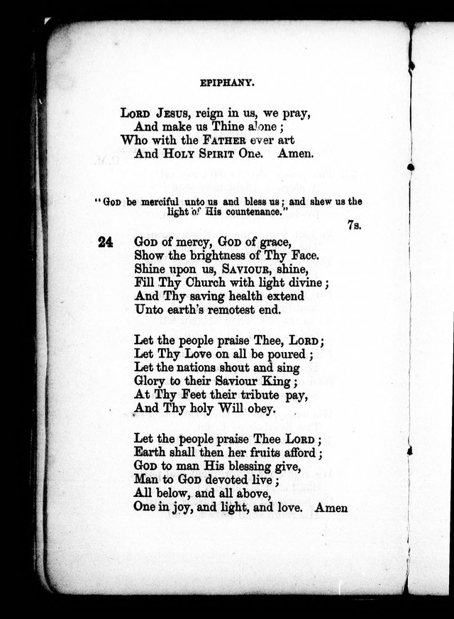 A Church Hymn Book: for the use of congregations of the United Church of England and Ireland page 25