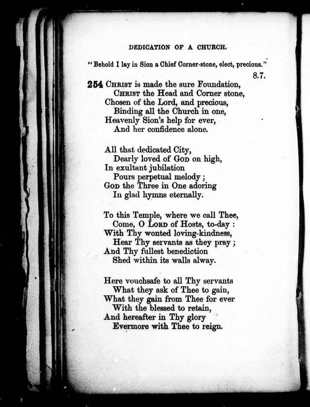 A Church Hymn Book: for the use of congregations of the United Church of England and Ireland page 253