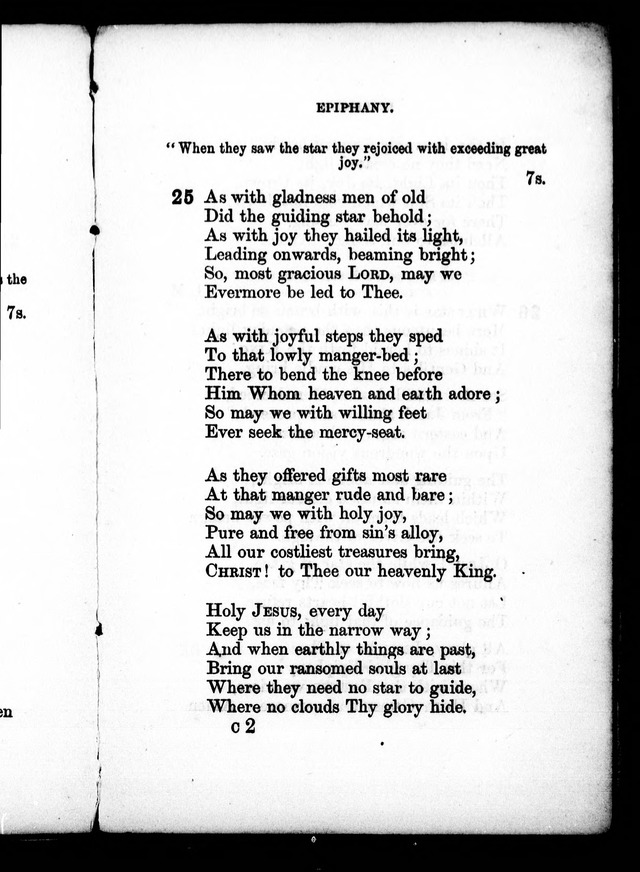 A Church Hymn Book: for the use of congregations of the United Church of England and Ireland page 26