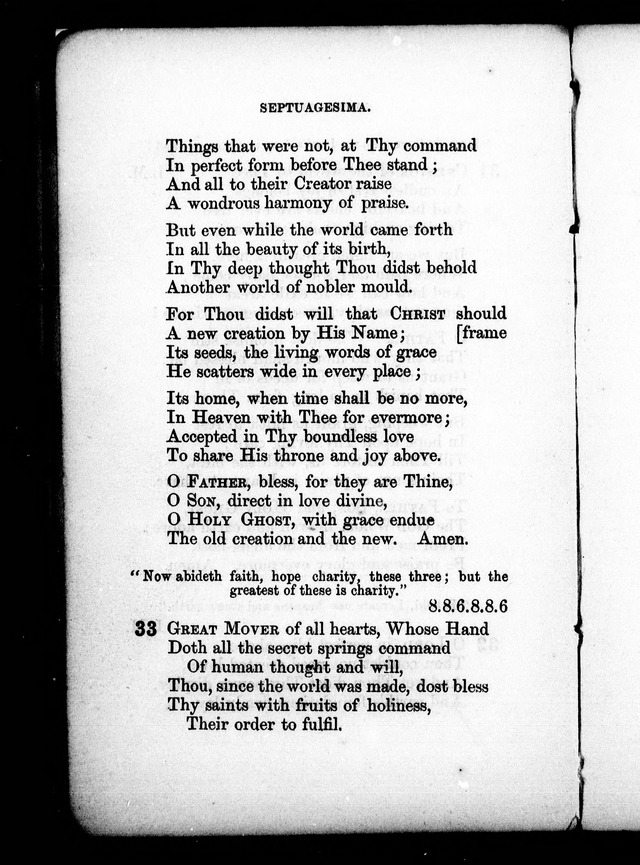A Church Hymn Book: for the use of congregations of the United Church of England and Ireland page 33