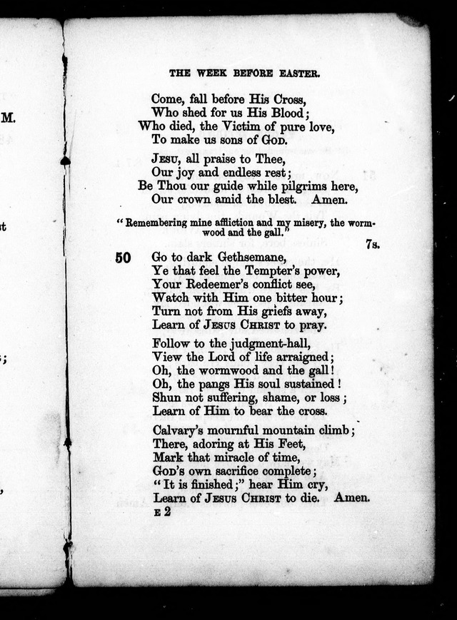 A Church Hymn Book: for the use of congregations of the United Church of England and Ireland page 50