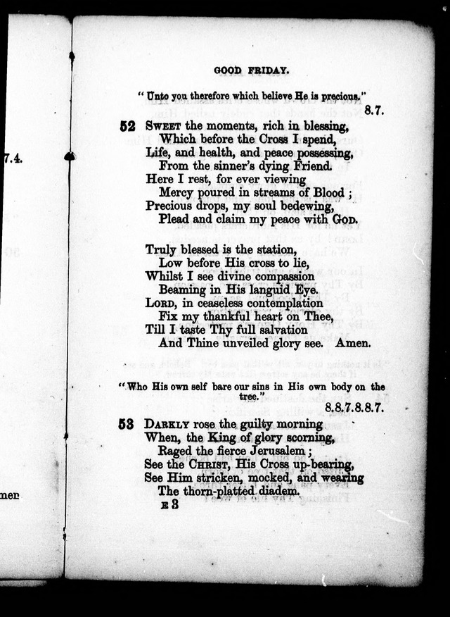 A Church Hymn Book: for the use of congregations of the United Church of England and Ireland page 52