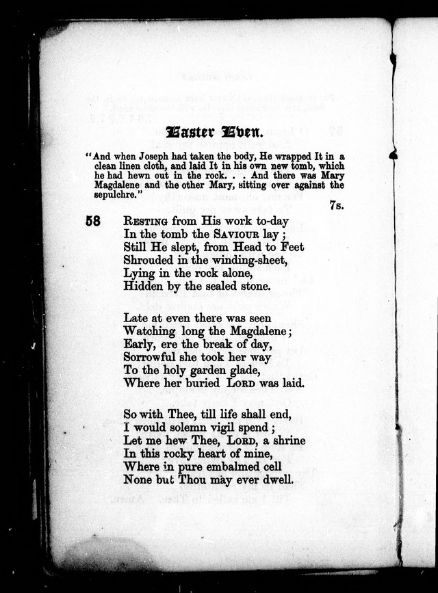 A Church Hymn Book: for the use of congregations of the United Church of England and Ireland page 57