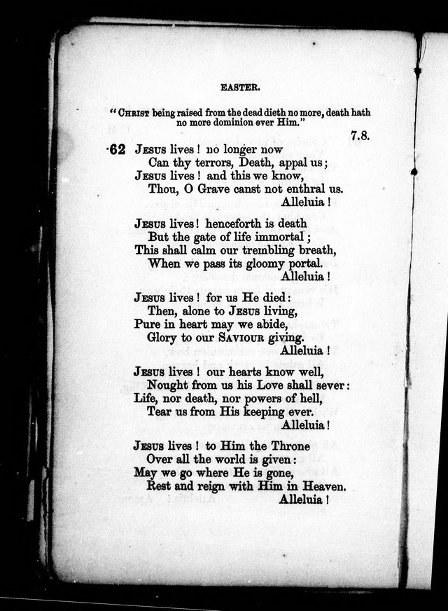 A Church Hymn Book: for the use of congregations of the United Church of England and Ireland page 61