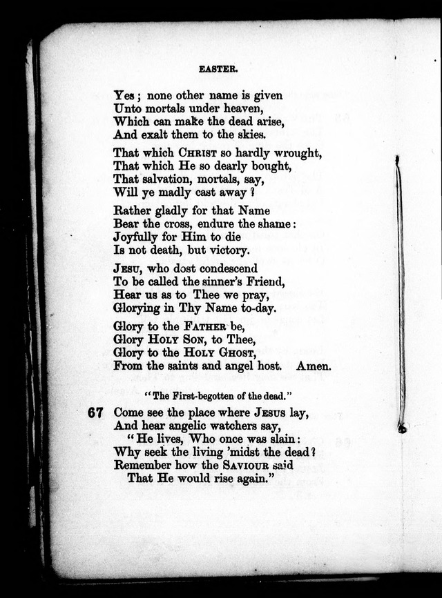 A Church Hymn Book: for the use of congregations of the United Church of England and Ireland page 65