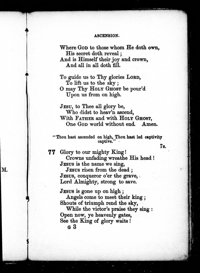 A Church Hymn Book: for the use of congregations of the United Church of England and Ireland page 76