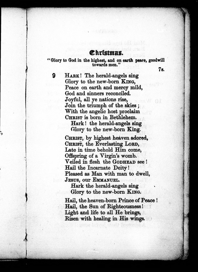 A Church Hymn Book: for the use of congregations of the United Church of England and Ireland page 8